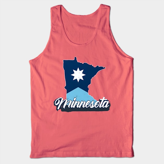 Minnesota State Flag Tank Top by Rogue Clone